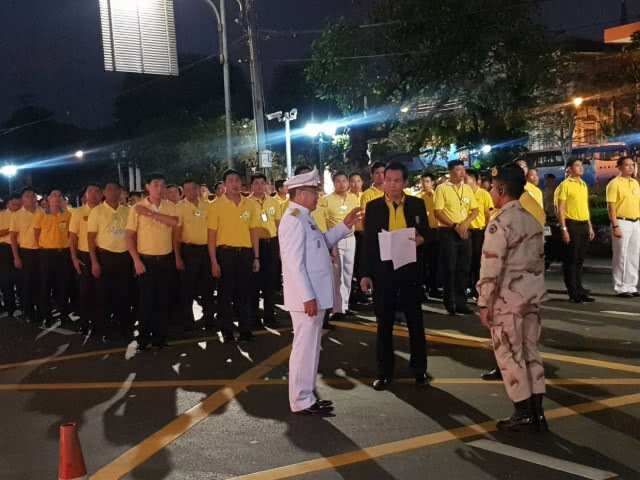 พิธีซ้อมขบวนเชิญน้ำอภิเษกจาก มท.ไป วัดสุทัศน์