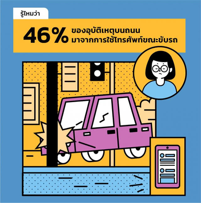 สสส. รณรงค์ขับรถไม่แชทมือถือ