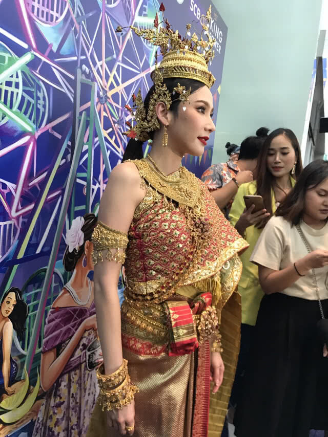 อั้มพัชราภา งามสง่าสมกับเป็น นางสงกรานต์ "ทุงษะเทวี"