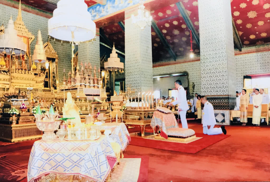 สมเด็จพระเจ้าอยู่หัว เสด็จฯ ไปในการพระราชพิธีสงกรานต์ พุทธศักราช 2562