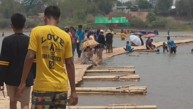แลนด์มาร์คใหม่ชัยนาท! สะพานไม้ไผ่ข้ามแม่น้ำเจ้าพระยา