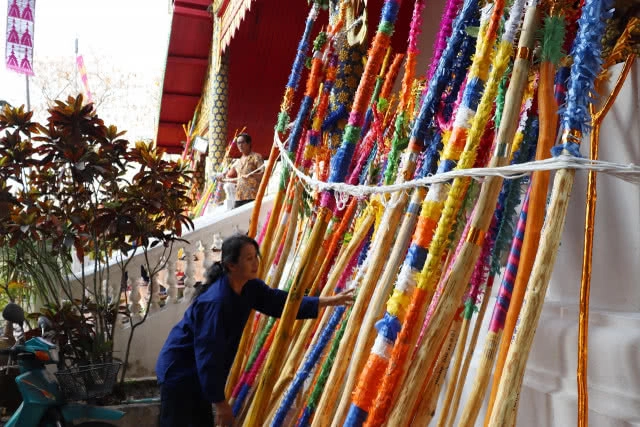 ถวาย "ไม้ก๊ำสะหลี" ชาวเหนือเชื่อ​ทำให้ชีวิตเจริญรุ่งเรือง