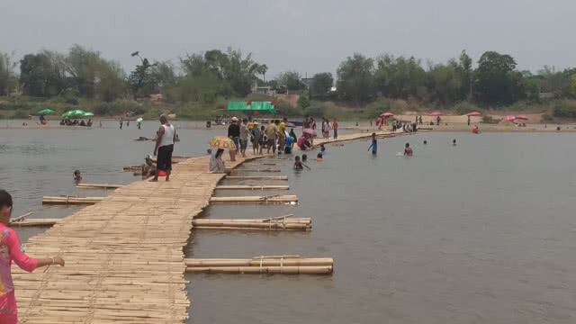 แลนด์มาร์คใหม่ชัยนาท! สะพานไม้ไผ่ข้ามแม่น้ำเจ้าพระยา