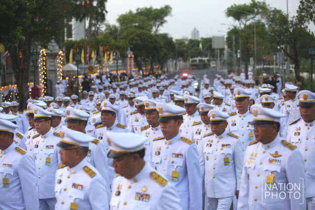 พิธีเสกน้ำอภิเษกรวมจาก​กทม.และ 76 จังหวัด เพื่อทำน้ำเทพมนตร์ เจริญพระพุทธมนต์ และทำน้ำพระพุทธมนต์