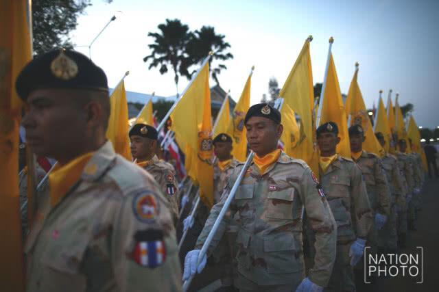 พิธีเสกน้ำอภิเษกรวมจาก​กทม.และ 76 จังหวัด เพื่อทำน้ำเทพมนตร์ เจริญพระพุทธมนต์ และทำน้ำพระพุทธมนต์