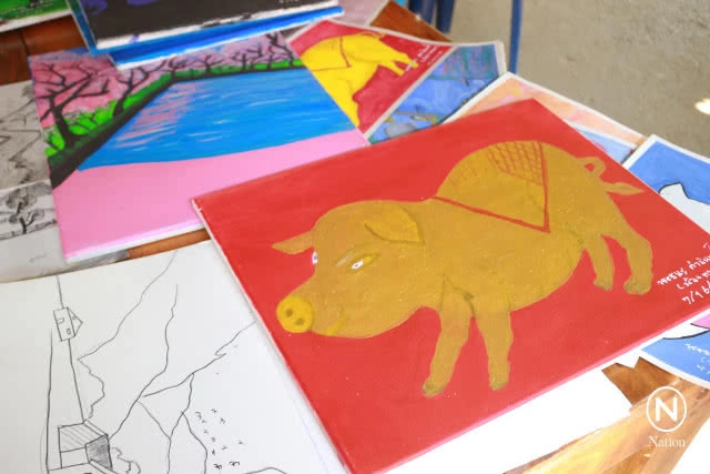 "น้องทาม" เปิดขายภาพวาด เป็นทุนการศึกษา