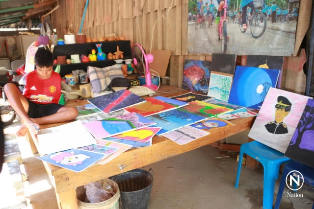 "น้องทาม" เปิดขายภาพวาด เป็นทุนการศึกษา