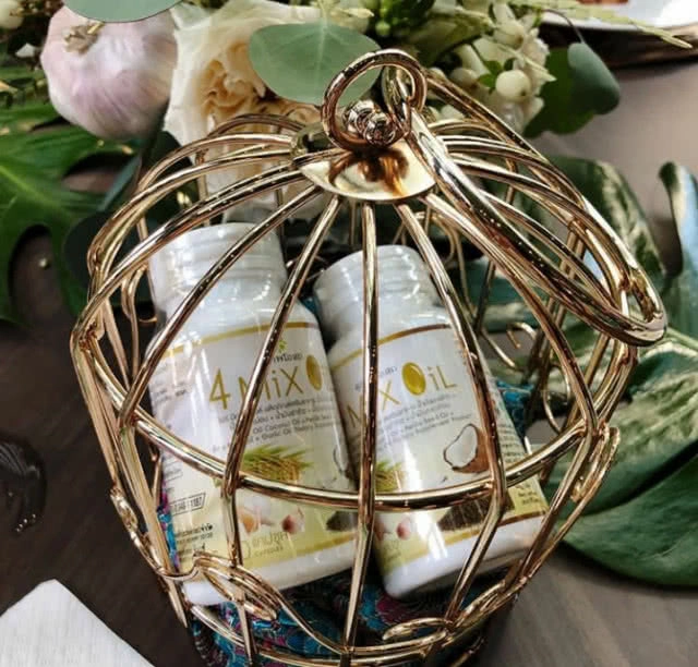 เปิดตัวอาหารเสริม "4 Mix Oil" ด้วยเมนูอร่อยผสม "น้ำมันรำข้าว, มะพร้าว, งา, กระเทียม !!!