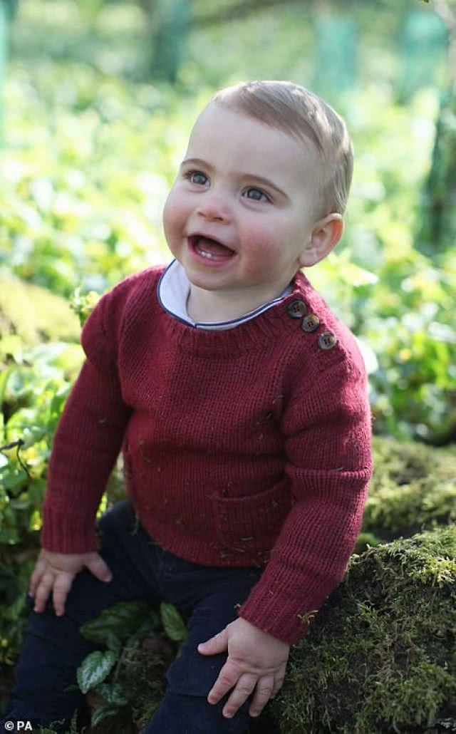 เผยภาพเจ้าชายหลุยส์แห่งอังกฤษครบ 1 ปี