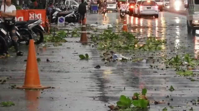 พายุฝนถล่ม "แม่สาย-ท่าขี้เหล็ก"