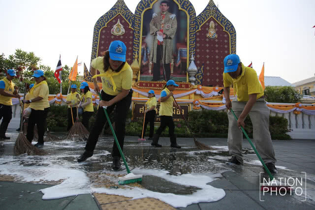 ทุกภาคส่วนรวมพลัง Big Cleaning เส้นทางเสด็จฯ