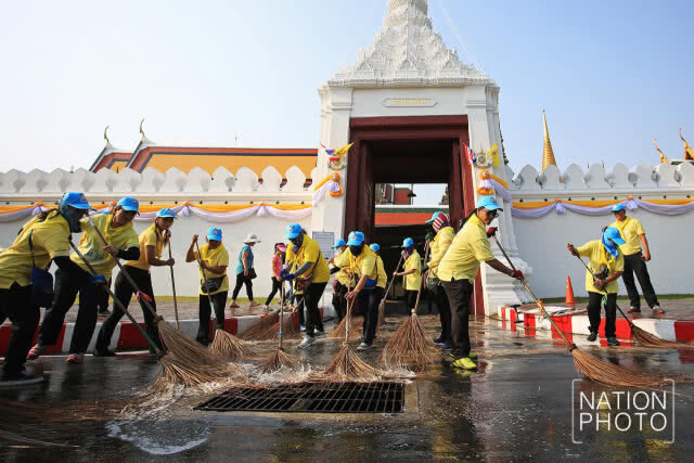 ทุกภาคส่วนรวมพลัง Big Cleaning เส้นทางเสด็จฯ