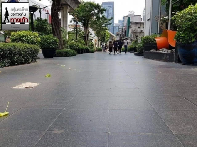 ว่อนโซเชียล! ภาพทางเท้ายังไม่ทันผุพัง กทม.สั่งรื้ออีกแล้ว?