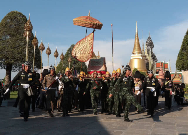 ประมวลภาพ การฝึกซ้อมใหญ่เสมือนจริงริ้วขบวนราบใหญ่ ในพิธีการงานพระราชพิธีบรมราชาภิเษก