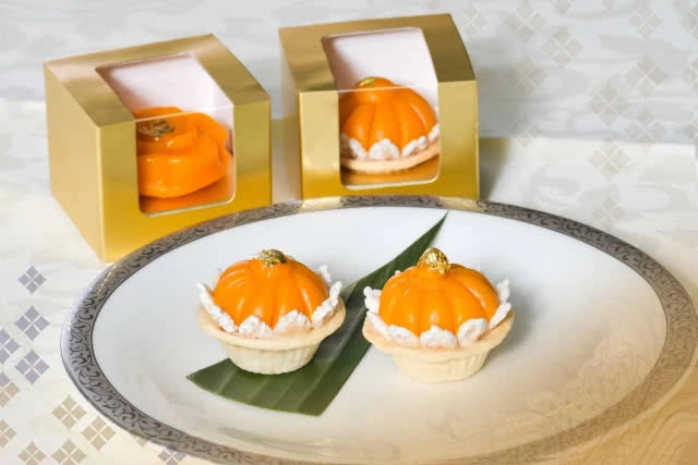 การบินไทยเสิร์ฟขนมหวานเมนูพิเศษในโอกาสมหามงคลพระราชพิธีบรมราชาภิเษก