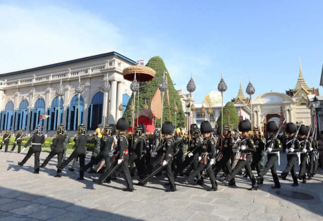 ประมวลภาพ การฝึกซ้อมใหญ่เสมือนจริงริ้วขบวนราบใหญ่ ในพิธีการงานพระราชพิธีบรมราชาภิเษก