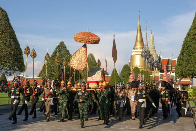 ประมวลภาพ การฝึกซ้อมใหญ่เสมือนจริงริ้วขบวนราบใหญ่ ในพิธีการงานพระราชพิธีบรมราชาภิเษก