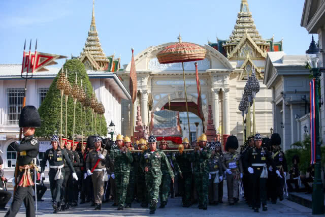 ประมวลภาพ การฝึกซ้อมใหญ่เสมือนจริงริ้วขบวนราบใหญ่ ในพิธีการงานพระราชพิธีบรมราชาภิเษก