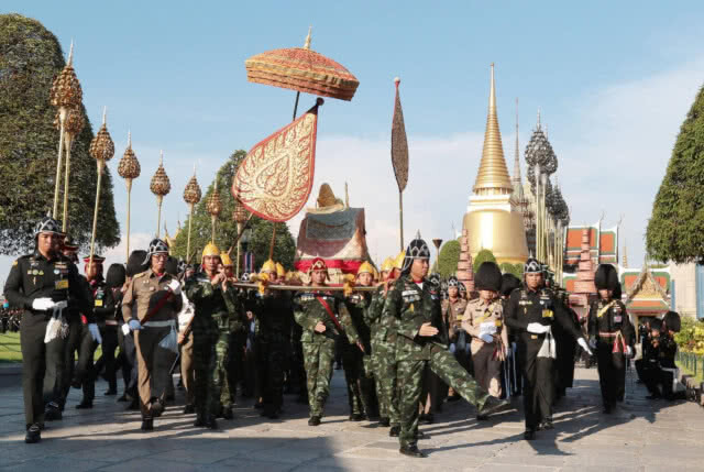 ประมวลภาพ การฝึกซ้อมใหญ่เสมือนจริงริ้วขบวนราบใหญ่ ในพิธีการงานพระราชพิธีบรมราชาภิเษก
