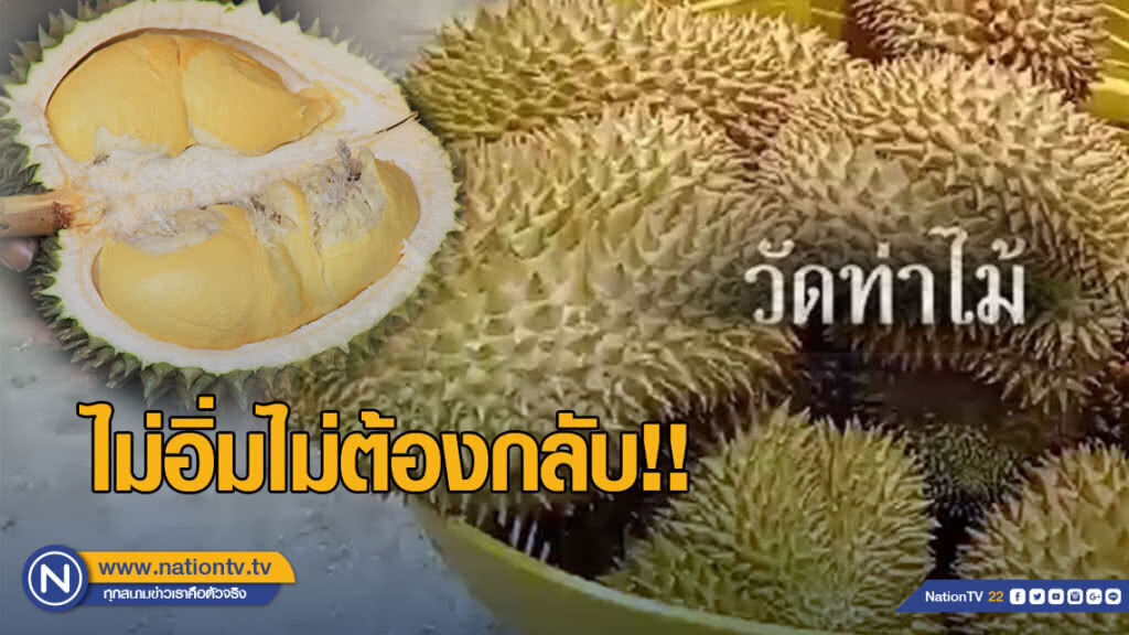 กินทุเรียนฟรีไม่อั้น! ที่วัดท่าไม้ กินทุเรียนฟรีไม่อั้น! ที่วัดท่าไม้