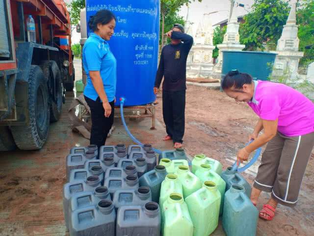 "พยัคฆภูมิพิสัย​" แล้งหนัก​! กรมชลฯมหาสารคาม​เร่งขนน้ำช่วย​ 6​ หมู่บ้าน​
