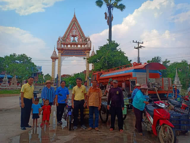 "พยัคฆภูมิพิสัย​" แล้งหนัก​! กรมชลฯมหาสารคาม​เร่งขนน้ำช่วย​ 6​ หมู่บ้าน​