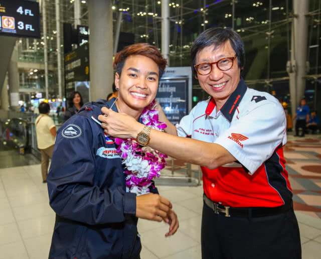 ทีมบิดฮอนด้าถึงไทย - ลุยต่อ" เอเซียโรดฯ"สนามบุรีรัมย์