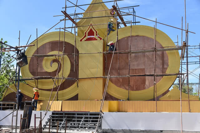 นครปฐมเตรียมสถานที่งานพระราชพิธีบรมราชาภิเษก พ.ศ. 2562