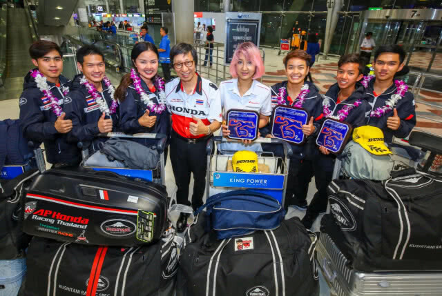 ทีมบิดฮอนด้าถึงไทย - ลุยต่อ" เอเซียโรดฯ"สนามบุรีรัมย์