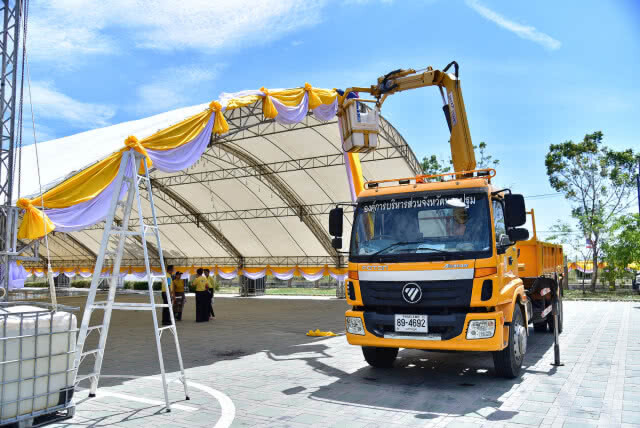 นครปฐมเตรียมสถานที่งานพระราชพิธีบรมราชาภิเษก พ.ศ. 2562