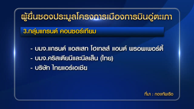 "BTS-สวัสดิ์" ยืนยัน "กลุ่มซีพี" พลาด! ยื่นซองประมูลเมืองการบิน