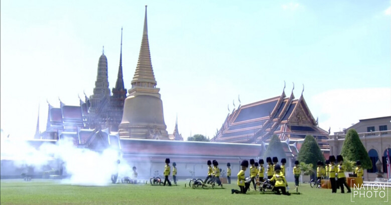 3 เหล่าทัพยิงสลุตหลวง 101 นัด 