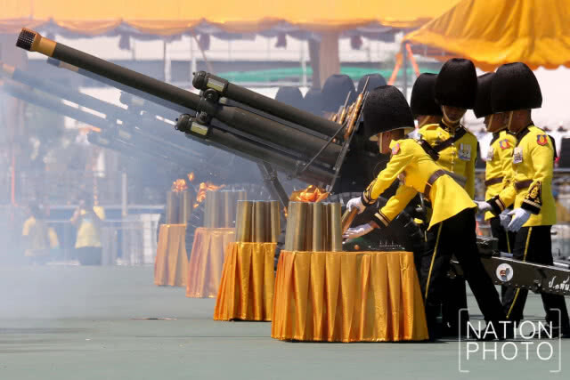 ยิงสลุตหลวง พระราชพิธีบรมราชาภิเษก 2562