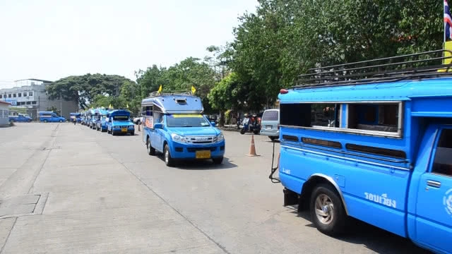 เชียงราย บริการรถสองแถวฟรี ในพระราชพิธีพระบรมราชาภิเษก