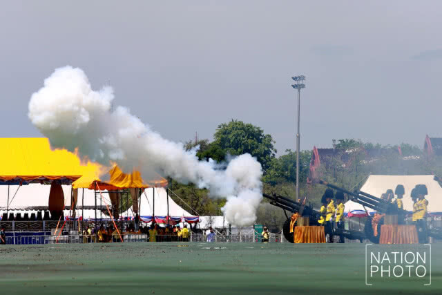 ยิงสลุตหลวง พระราชพิธีบรมราชาภิเษก 2562