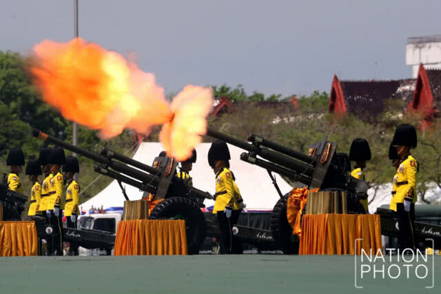 ยิงสลุตหลวง พระราชพิธีบรมราชาภิเษก 2562