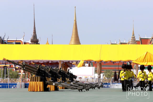 ยิงสลุตหลวง พระราชพิธีบรมราชาภิเษก 2562