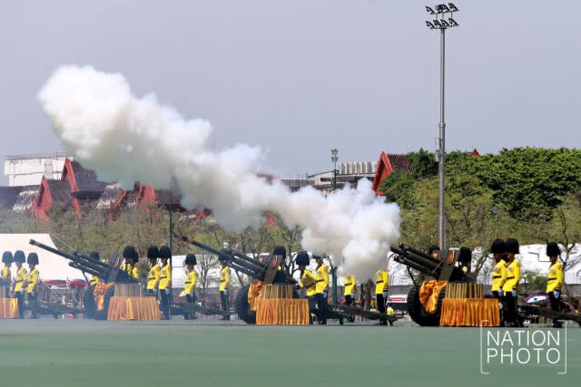 ยิงสลุตหลวง พระราชพิธีบรมราชาภิเษก 2562