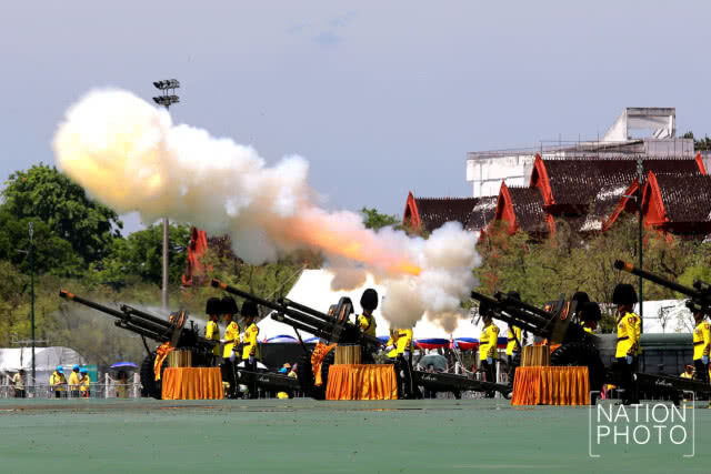 ยิงสลุตหลวง พระราชพิธีบรมราชาภิเษก 2562