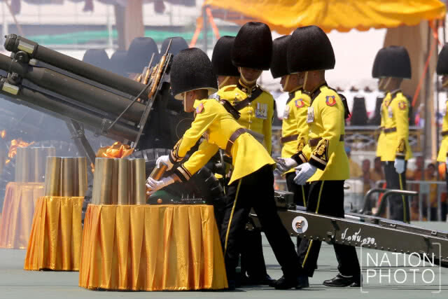 ยิงสลุตหลวง พระราชพิธีบรมราชาภิเษก 2562