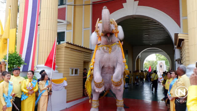 "คชสารคู่แผ่นดิน เทิดไท้องค์ราชันย์"