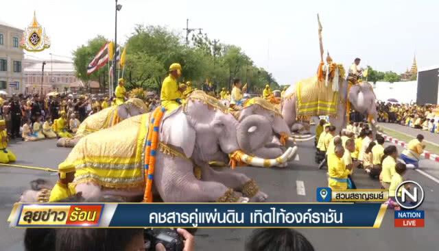 คชสารคู่แผ่นดิน เทิดไท้องค์ราชัน