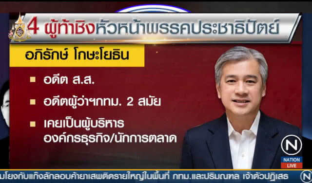 4 แคนดิเดตหัวหน้า ปชป.คนใหม่... ใครชิงธง?