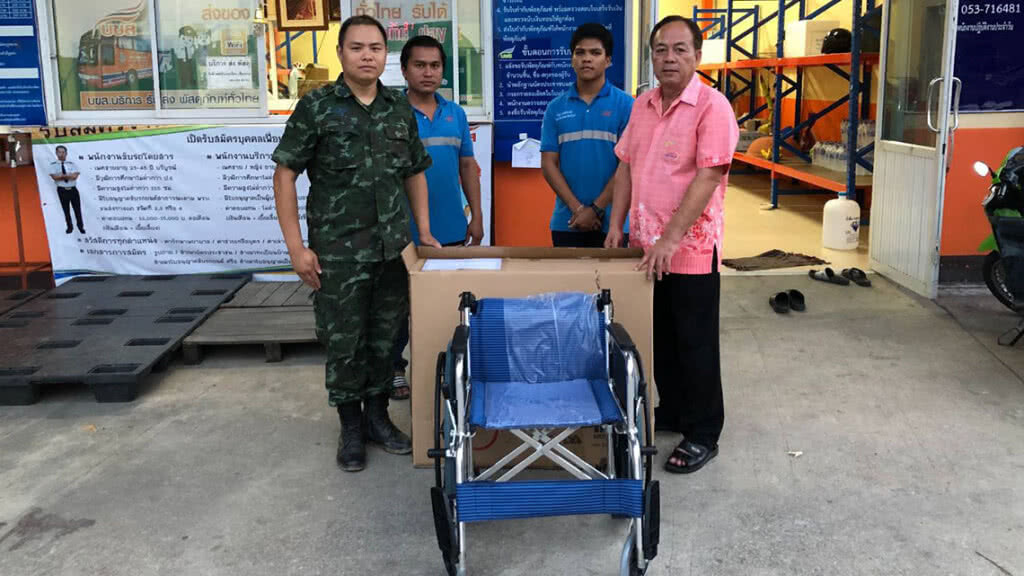 บขส.เดินหน้าแจกฟรีวีลแชร์ คนพิการ-คนด้อยโอกาส