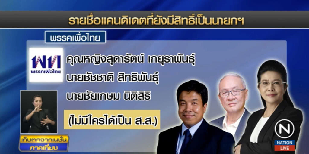 เผยโฉม!.....ขั้วเพื่อไทยกับ "แคนดิเดต" ชิงเก้าอี้นายกฯ