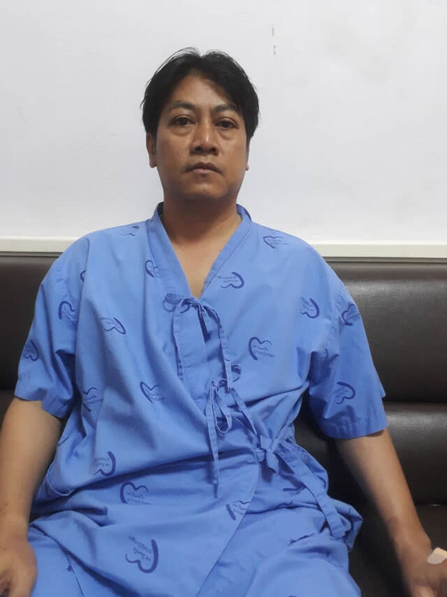 หนุ่มใหญ่ไลน์แมนถูกจยย.ชนบนทางเท้ายังรักษาตัวอยู่รพ.
