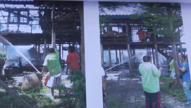 ทหารเสนารักษ์ ช่วยเหลือผัวเมียพิการบ้านถูกไฟไหม้