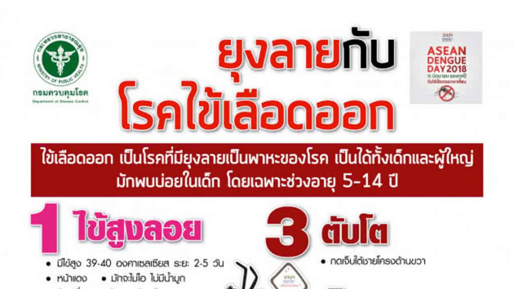 สธ.เตือนหากป่วยด้วยอาการคล้ายไข้หวัด มีไข้สูงลอยมากกว่า 2 วันให้ รีบพบแพทย์