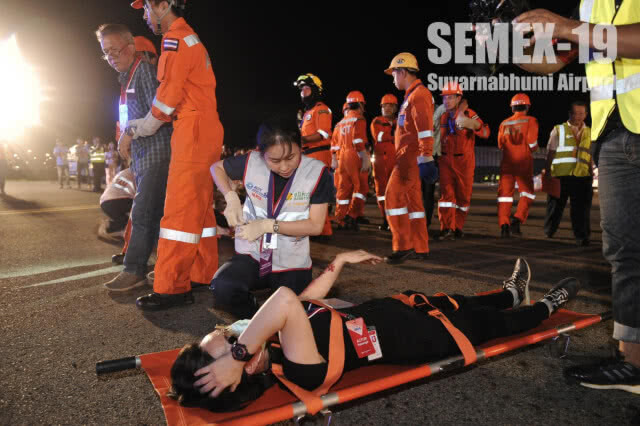 สุวรรณภูมิฝึกซ้อมแผนฉุกเฉินประจำปี 2562