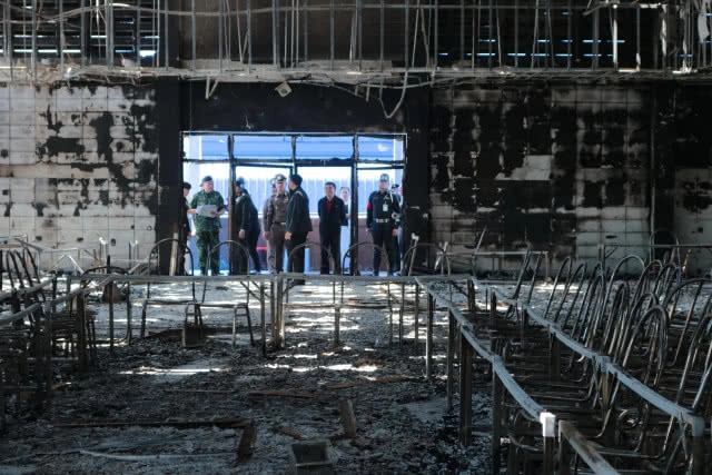 เร่งพิสูจน์เพลิงไหม้ "โรงเรียนขามแก่นนคร"